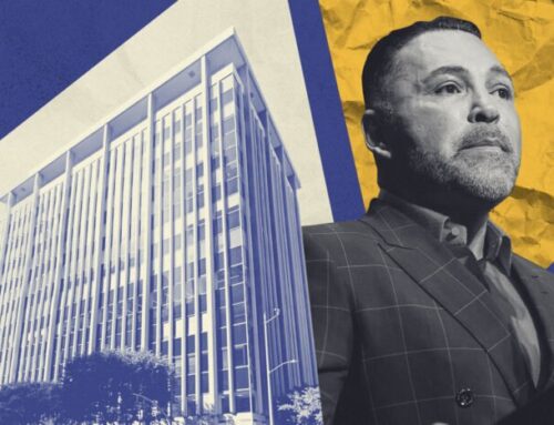 Loan on Oscar De La Hoya’s DTLA office tower sells 